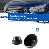 0 Tappi a cupola per Anabbaglianti H7 Ford Transit Mk4 2014 in poi (Coppia) Coppia tappi coprifaro maggiorati a cupola 95mm