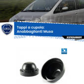 0 Tappi a cupola per Anabbaglianti H7 Lancia Musa 2008 - 2012 (Coppia) Coppia tappi coprifaro a cupola 70mm
