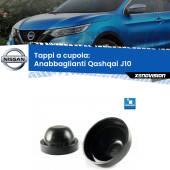 Coppia tappi coprifaro a cupola 110mm