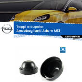 Coppia tappi coprifaro a cupola 110mm