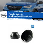 Coppia tappi coprifaro a cupola 90mm