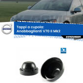 Coppia tappi coprifaro a cupola 110mm