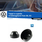 0 Tappi a cupola per Anabbaglianti H7 VW Polo 6R, 6C lenticolare (Coppia) Coppia tappi coprifaro a cupola 75mm