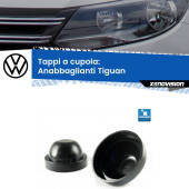 0 Tappi a cupola per Anabbaglianti H7 VW Tiguan restyling (Coppia) Coppia tappi coprifaro a cupola 110mm