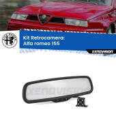 0 Telecamera e Specchio retrovisore OEM Look con display invisibile per Alfa romeo 155  Kit Retrovisore Telecamera Retromarcia con schermo 4" invisibile | Staffa OEM