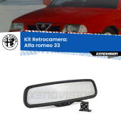 0 Telecamera e Specchio retrovisore OEM Look con display invisibile per Alfa romeo 33  Kit Retrovisore Telecamera Retromarcia con schermo 4" invisibile | Staffa OEM
