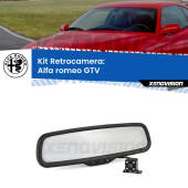 0 Telecamera e Specchio retrovisore OEM Look con display invisibile per Alfa romeo GTV Kit Retrovisore Telecamera Retromarcia con schermo 4" invisibile | Staffa OEM