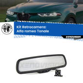 0 Telecamera e Specchio retrovisore OEM Look con display invisibile per Alfa romeo Tonale  Kit Retrovisore Telecamera Retromarcia con schermo 4" invisibile | Staffa OEM