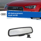 0 Telecamera e Specchio retrovisore OEM Look con display invisibile per Audi A4 B9 Kit Retrovisore Telecamera Retromarcia con schermo 4" invisibile | Staffa OEM