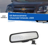 0 Telecamera e Specchio retrovisore OEM Look con display invisibile per Chevrolet Orlando J309 Kit Retrovisore Telecamera Retromarcia con schermo 4" invisibile | Staffa OEM