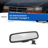 0 Telecamera e Specchio retrovisore OEM Look con display invisibile per Chrysler Voyager II Kit Retrovisore Telecamera Retromarcia con schermo 4" invisibile | Staffa OEM