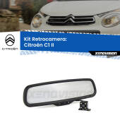 0 Telecamera e Specchio retrovisore OEM Look con display invisibile per Citroën C1 II Kit Retrovisore Telecamera Retromarcia con schermo 4" invisibile | Staffa OEM