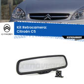 0 Telecamera e Specchio retrovisore OEM Look con display invisibile per Citroën C5 Kit Retrovisore Telecamera Retromarcia con schermo 4" invisibile | Staffa OEM