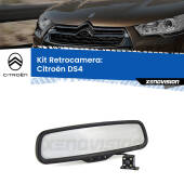 0 Telecamera e Specchio retrovisore OEM Look con display invisibile per Citroën DS4 Kit Retrovisore Telecamera Retromarcia con schermo 4" invisibile | Staffa OEM