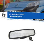 0 Telecamera e Specchio retrovisore OEM Look con display invisibile per Citroën Nemo  Kit Retrovisore Telecamera Retromarcia con schermo 4" invisibile | Staffa OEM