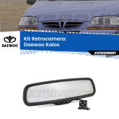 0 Telecamera e Specchio retrovisore OEM Look con display invisibile per Daewoo Kalos Kit Retrovisore Telecamera Retromarcia con schermo 4" invisibile | Staffa OEM