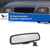 0 Telecamera e Specchio retrovisore OEM Look con display invisibile per Daihatsu Applause II Kit Retrovisore Telecamera Retromarcia con schermo 4" invisibile | Staffa OEM
