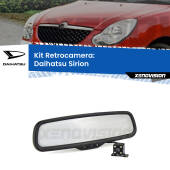 0 Telecamera e Specchio retrovisore OEM Look con display invisibile per Daihatsu Sirion Kit Retrovisore Telecamera Retromarcia con schermo 4" invisibile | Staffa OEM