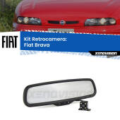 0 Telecamera e Specchio retrovisore OEM Look con display invisibile per Fiat Brava  Kit Retrovisore Telecamera Retromarcia con schermo 4" invisibile | Staffa OEM