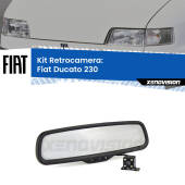 0 Telecamera e Specchio retrovisore OEM Look con display invisibile per Fiat Ducato 230 Kit Retrovisore Telecamera Retromarcia con schermo 4" invisibile | Staffa OEM