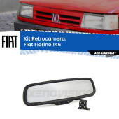 0 Telecamera e Specchio retrovisore OEM Look con display invisibile per Fiat Fiorino 146 Kit Retrovisore Telecamera Retromarcia con schermo 4" invisibile | Staffa OEM