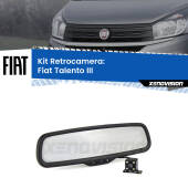 0 Telecamera e Specchio retrovisore OEM Look con display invisibile per Fiat Talento III Kit Retrovisore Telecamera Retromarcia con schermo 4" invisibile | Staffa OEM