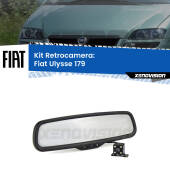 0 Telecamera e Specchio retrovisore OEM Look con display invisibile per Fiat Ulysse 179 Kit Retrovisore Telecamera Retromarcia con schermo 4" invisibile | Staffa OEM