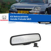 0 Telecamera e Specchio retrovisore OEM Look con display invisibile per Honda Prelude Mk5 Kit Retrovisore Telecamera Retromarcia con schermo 4" invisibile | Staffa OEM