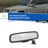 0 Telecamera e Specchio retrovisore OEM Look con display invisibile per Mercedes GLK X204 Kit Retrovisore Telecamera Retromarcia con schermo 4" invisibile | Staffa OEM
