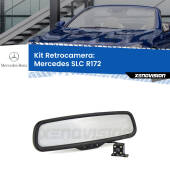 0 Telecamera e Specchio retrovisore OEM Look con display invisibile per Mercedes SLC R172 Kit Retrovisore Telecamera Retromarcia con schermo 4" invisibile | Staffa OEM