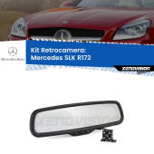 0 Telecamera e Specchio retrovisore OEM Look con display invisibile per Mercedes SLK R172 Kit Retrovisore Telecamera Retromarcia con schermo 4" invisibile | Staffa OEM