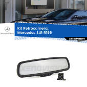 0 Telecamera e Specchio retrovisore OEM Look con display invisibile per Mercedes SLR R199 Kit Retrovisore Telecamera Retromarcia con schermo 4" invisibile | Staffa OEM