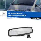 0 Telecamera e Specchio retrovisore OEM Look con display invisibile per Mercedes Vaneo 414 Kit Retrovisore Telecamera Retromarcia con schermo 4" invisibile | Staffa OEM