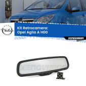 0 Telecamera e Specchio retrovisore OEM Look con display invisibile per Opel Agila A H00 Kit Retrovisore Telecamera Retromarcia con schermo 4" invisibile | Staffa OEM