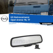 0 Telecamera e Specchio retrovisore OEM Look con display invisibile per Opel Arena TB, TF Kit Retrovisore Telecamera Retromarcia con schermo 4" invisibile | Staffa OEM