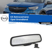 0 Telecamera e Specchio retrovisore OEM Look con display invisibile per Opel Grandland  Kit Retrovisore Telecamera Retromarcia con schermo 4" invisibile | Staffa OEM
