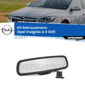 0 Telecamera e Specchio retrovisore OEM Look con display invisibile per Opel Insignia A II G09 Kit Retrovisore Telecamera Retromarcia con schermo 4" invisibile | Staffa OEM