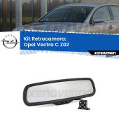 0 Telecamera e Specchio retrovisore OEM Look con display invisibile per Opel Vectra C Z02 Kit Retrovisore Telecamera Retromarcia con schermo 4" invisibile | Staffa OEM