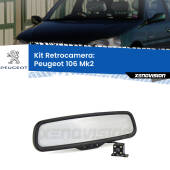 0 Telecamera e Specchio retrovisore OEM Look con display invisibile per Peugeot 106 Mk2 Kit Retrovisore Telecamera Retromarcia con schermo 4" invisibile | Staffa OEM