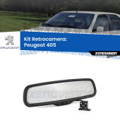 0 Telecamera e Specchio retrovisore OEM Look con display invisibile per Peugeot 405 Kit Retrovisore Telecamera Retromarcia con schermo 4" invisibile | Staffa OEM