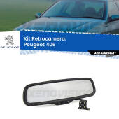 0 Telecamera e Specchio retrovisore OEM Look con display invisibile per Peugeot 406 Kit Retrovisore Telecamera Retromarcia con schermo 4" invisibile | Staffa OEM