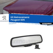 0 Telecamera e Specchio retrovisore OEM Look con display invisibile per Peugeot 605 Kit Retrovisore Telecamera Retromarcia con schermo 4" invisibile | Staffa OEM
