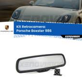 0 Telecamera e Specchio retrovisore OEM Look con display invisibile per Porsche Boxster 986 Kit Retrovisore Telecamera Retromarcia con schermo 4" invisibile | Staffa OEM