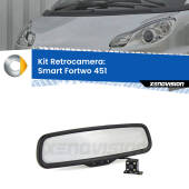 0 Telecamera e Specchio retrovisore OEM Look con display invisibile per Smart Fortwo 451 Kit Retrovisore Telecamera Retromarcia con schermo 4" invisibile | Staffa OEM