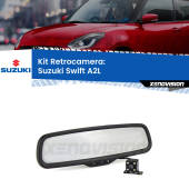0 Telecamera e Specchio retrovisore OEM Look con display invisibile per Suzuki Swift A2L Kit Retrovisore Telecamera Retromarcia con schermo 4" invisibile | Staffa OEM