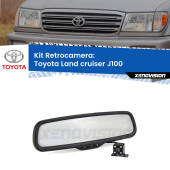 0 Telecamera e Specchio retrovisore OEM Look con display invisibile per Toyota Land cruiser J100 Kit Retrovisore Telecamera Retromarcia con schermo 4" invisibile | Staffa OEM