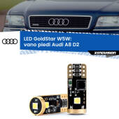 0 Vano Piedi LED Audi A8 D2 posteriori: T10 GoldStar T10 (W5W) Goldstar Coppia LED Canbus Next Gen
