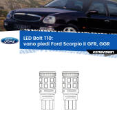 0 Vano Piedi LED Ford Scorpio II GFR, GGR 1994 - 1998: T10 Bolt T10: LED Bolt 6000k (Coppia)