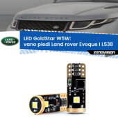 0 Vano Piedi LED Land rover Evoque I L538 2011 in poi: T10 GoldStar T10 (W5W) Goldstar Coppia LED Canbus Next Gen