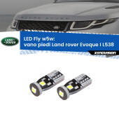 0 Vano Piedi LED Land rover Evoque I L538 2011 in poi: W5W Fly W5W: Lampadine LED Fly 6000k (Coppia)